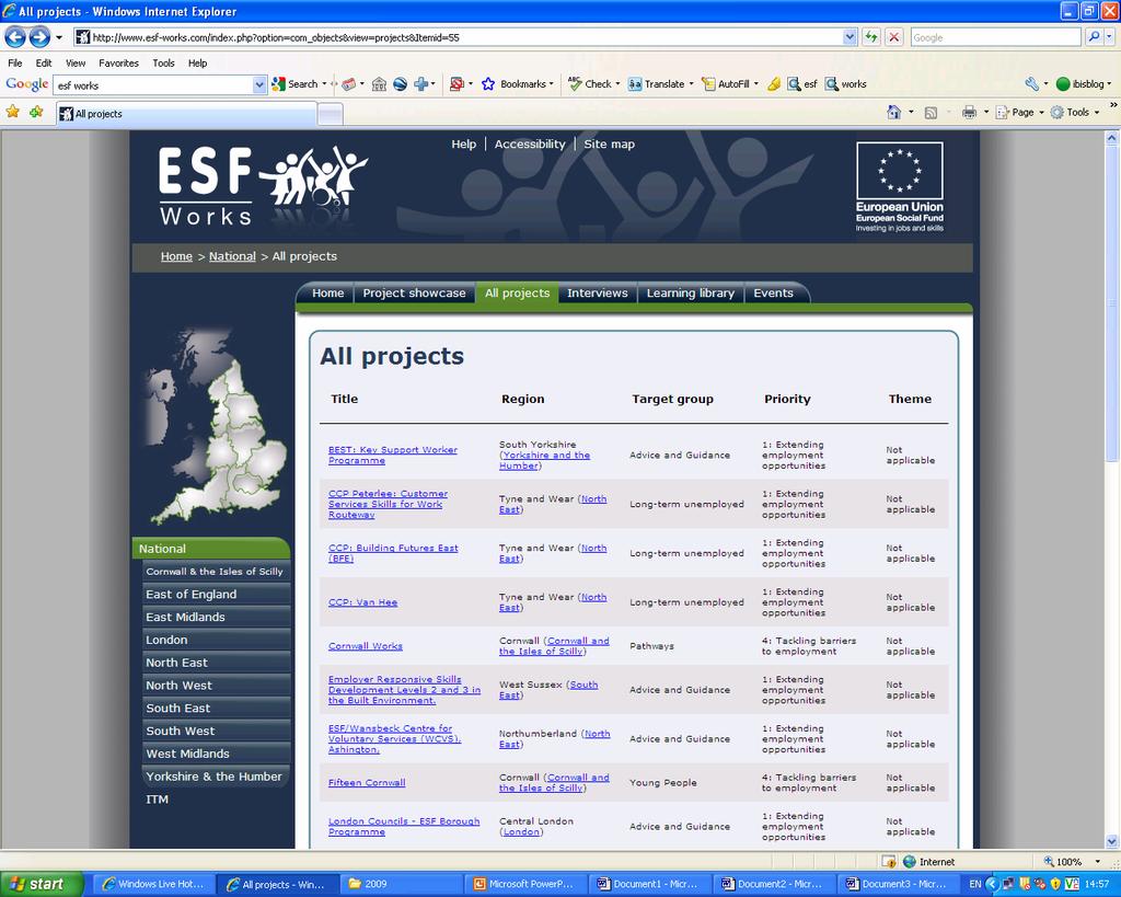 ESF Project Examples www.esf-works.com/index.