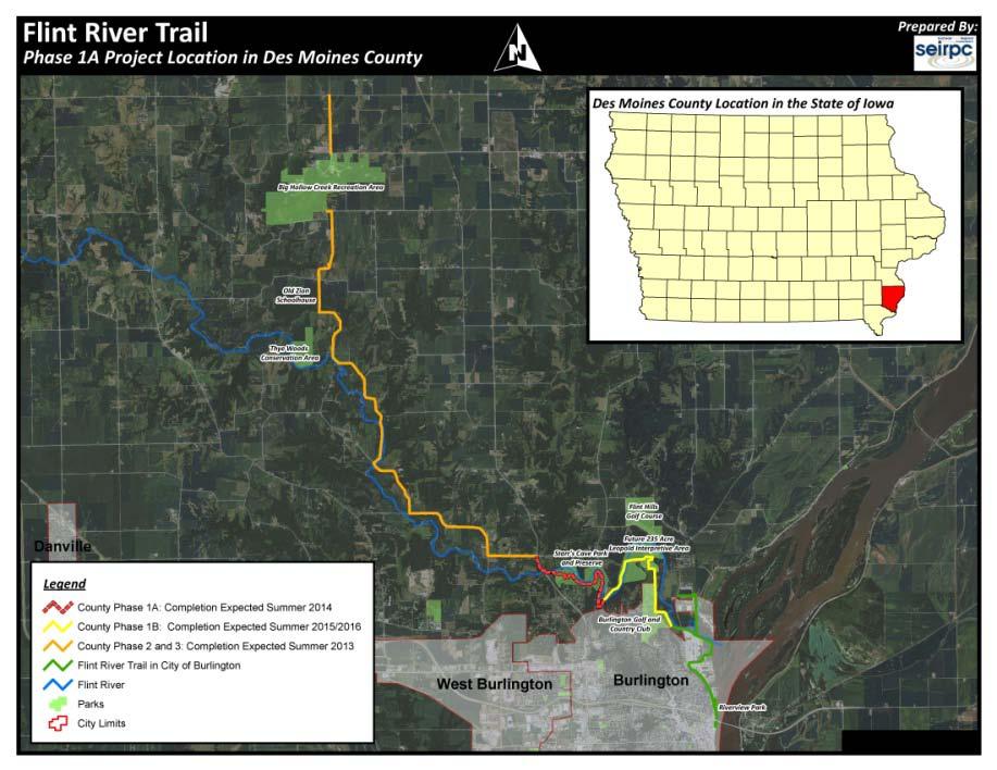 com/ Funds will be applied to Phase IA, to connect trail from approximately Hwy 61 east through Starr s Cave Park and Preserve to Irish Ridge Road, approximately 2.2 miles.