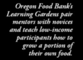 Helens; FOOD for Lane County, Eugene; Lincoln County Food Share, Newport; Linn Benton Food Share, Corvallis; Marion-Polk Food Share, Salem; Mid-Columbia Community Action Council, The