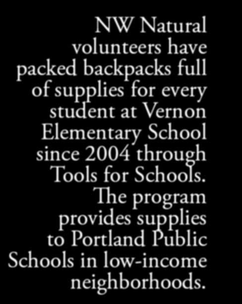 since 2004 through Tools for Schools.