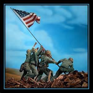 In the first week a photo of a flag being raised on Mount Suribachi would become the most iconic image in Marine Corps history, and the battle itself would become the Corps finest hour.