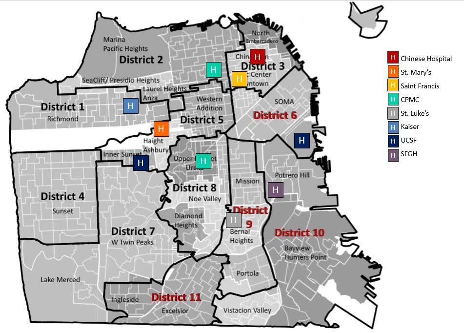 C. Zip Code Analysis San Francisco s Charity Care Ordinance requires that hospitals provide the zip codes of their charity care recipients, and this report presents an analysis of this data.