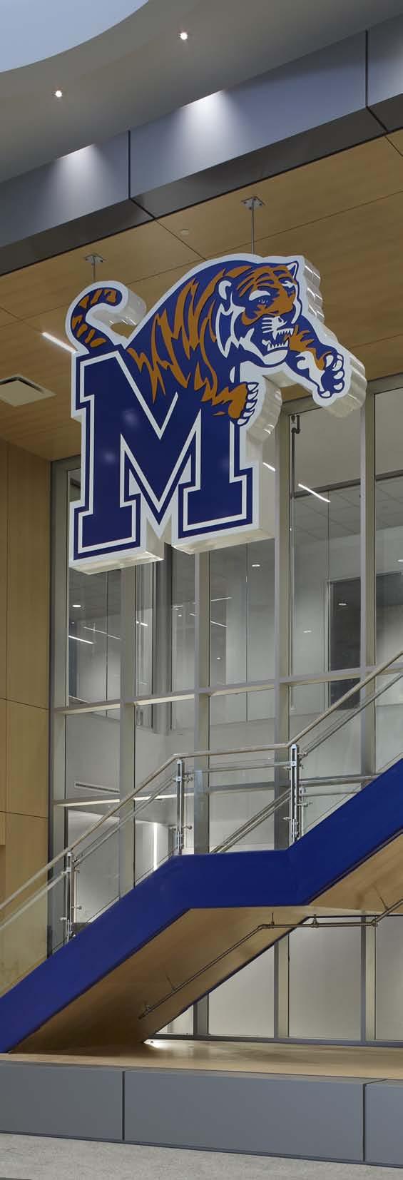 Project Highlights Celebrating nearly a century of University of Memphis basketball, the new Laurie-Walton Family Basketball Center showcases this rich history and positions University of Memphis