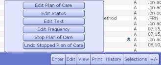 NZ- Process Plan Toolbar Options Edit Most of the Edit Functions are best done from the
