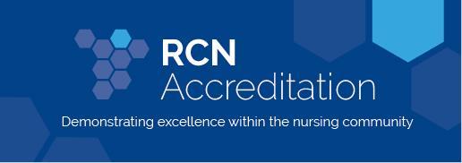RCN Accreditation accredit a wide range of programs including events, e- learning, guidelines,