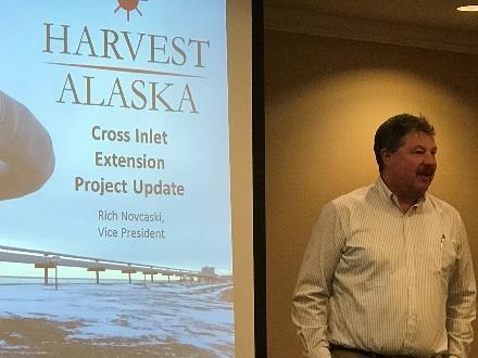 Presentations The first day s agenda included presentations from Harvest Alaska, Nuka Research, Andeavor (formerly Tesoro Alaska), BlueCrest Energy and from CIRCAC s Director of Operations on CIRCAC