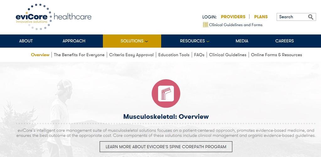 Musculoskeletal Online Resources Clinical Guidelines, FAQ s, Online Forms, and other important resources can