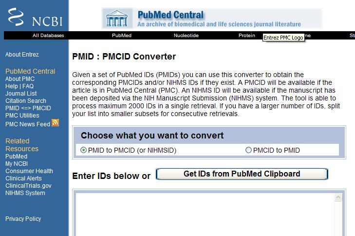If you have only PMID, then go to http://www.ncbi.nlm.