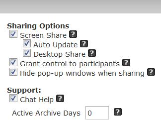 Deployment Considerations (Managed v. Unmanaged) Screen Share By default, Screen Share automatically checks whether the user has the most recent version of the software.