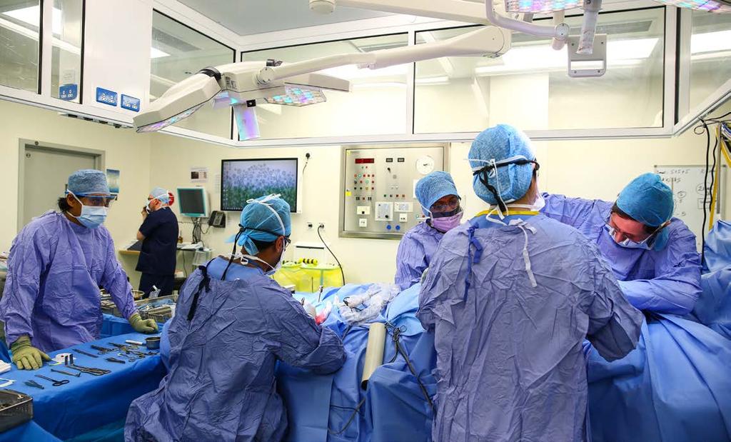 General Surgery & Urology (including the Surgical Assessment Unit, emergency surgery, Upper & Lower Gastrointestinal surgery, Hepatobiliary & Pancreatic Surgery, Breast surgery, Vascular Surgery,