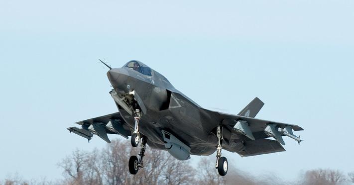 JULY 2012 The F-35 conducts its first flight with External St
