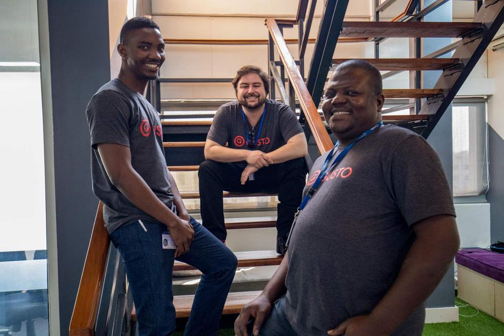 Andela was Gusto s first experience with distributed.