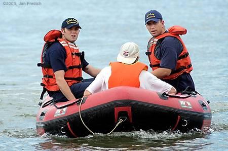 Rescued two victims from a disabled boat on the Trinity River (4/08).