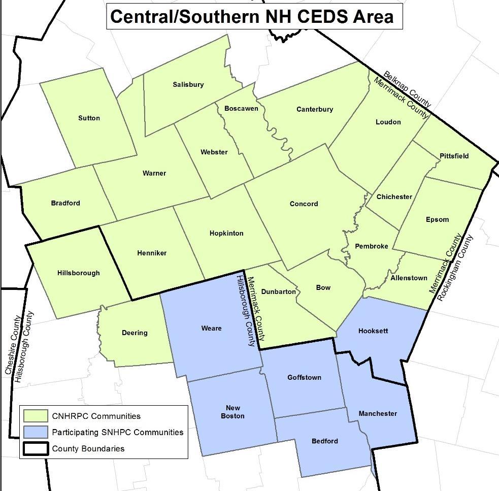 The original CEDS document was developed in 2014 and was the first time two regional planning commissions in New Hampshire joined together to collaboratively develop and implement a CEDS plan for one