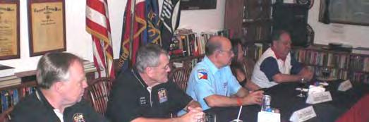 VIP DINNER Department Commander Jim Malott (left) Junior Vice