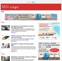 Intro Digital rates Deadlines Specs Contact enewsletters Digital rates enewsletters InSight enewsletter InSight enewsletter The weekly MJA InSight is Australia s largest circulating medical email
