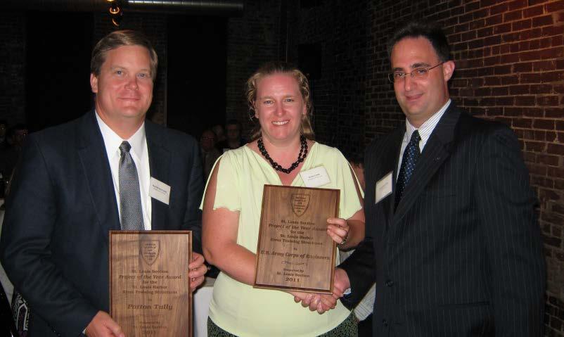 2011 ASCE St. Louis Section Annual Dinner Awards Presented at the 2011 Annual Dinner The 2011 ASCE St. Louis Section Annual Dinner was held September 23, 2011 at Moulin Events and Meetings.