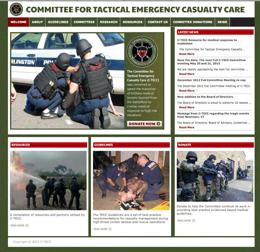 Tactical Emergency Casualty Care (TECC) Bringing