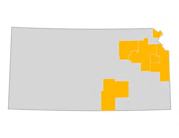 In Kansas, Six Metro Areas Drive the State s Economy Manhattan St.