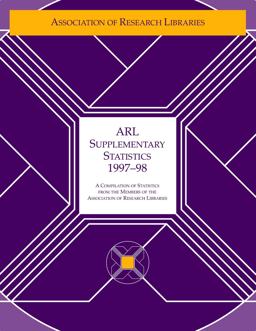 ARL SUPPLEMENTARY STATISTICS 1997-98 A COMPILATION OF