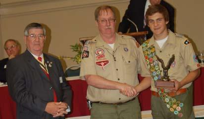 Denger The Eagle Scout Scholarship Award: Given to an Eagle Scout who has passed by the Boy Scout Board.
