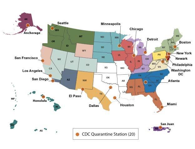 CDC Quarantine Stations https://www.