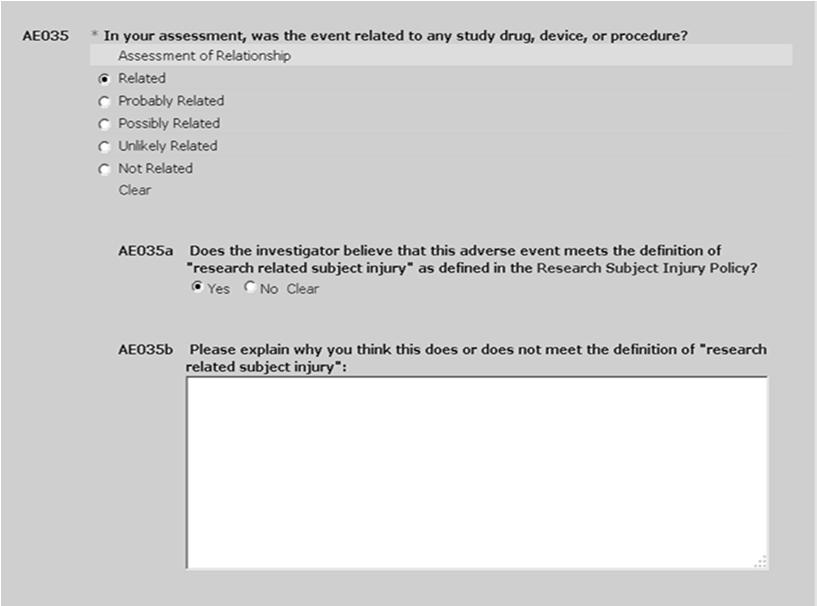 Reporting RRSIs in the Electronic IRB AE Report Form RRSI FAQ,
