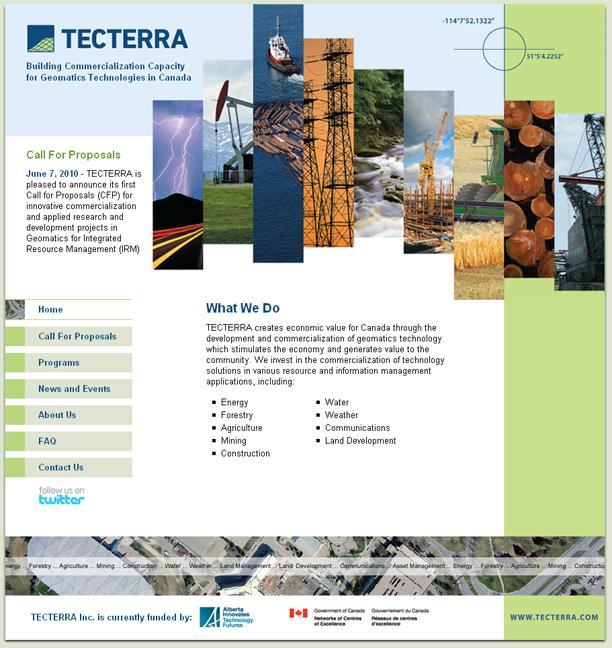 Contact Information www.tecterra.com Follow us on TECTERRA INC. 120 3553 31 St.