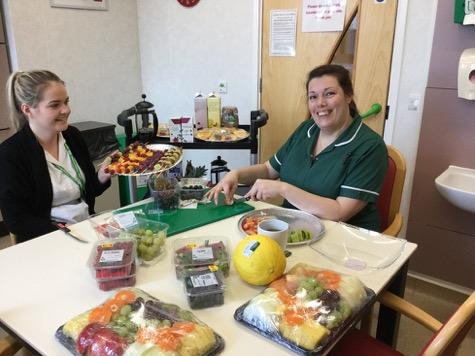 The group included catering, dietetics, occupational therapy, nurses and ward managers, and the aim was to keep it simple and achievable, underpinned by a clear message.
