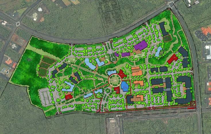 Komohana Site Plan Design Elements: 5,000 Students FTE 100 Acres Land completely undeveloped; need extensive