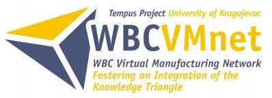 Project CV basic information WBC Regional model of universityenterprise Contract number 144684-TEMPUS-2008-RS-JPHES Project acronym WBC-VMnet Project name WBC Virtual Manufacturing Network Fostering