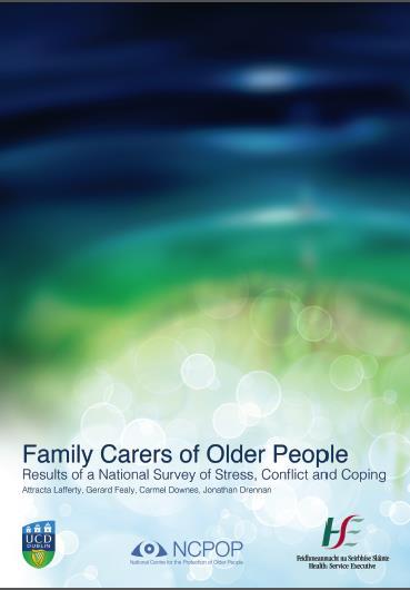 Secondary analysis Pre-existing dataset of 2311 informal carers of older people 485 participants cared for a person with dementia Factors to be examined include: