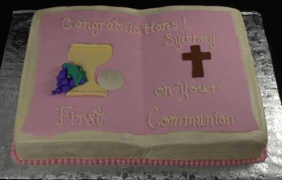 Nicholas Academy. Other Sacrament Celebration Cakes are welcome in this fund raiser as well!
