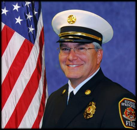 Fire Chief Joseph S. Zaludek It was a great honor to be appointed to serve as interim Fire Chief of Eugene Springfield Fire after Fire Chief Randy Groves retired on April 29, 2016.