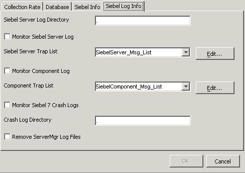 3. Enter the full path to the directory where the Siebel Server and Component Log files are located in the Siebel Server Log