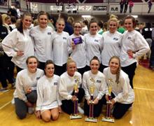 Varsity and JV Pom dominate in regional competition Bartlesville varsity and junior varsity pom competed this month in Lee's Summit North Regional competition in Kansas City, Missouri.