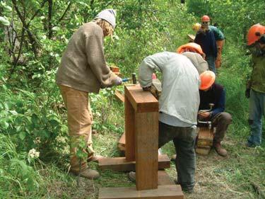 Total Project Value including Rasmuson Foundation Grant: $11,049 Before, a steep, eroding slope Community & Trail Crew