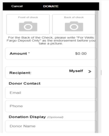 it displays on your donations list and is reflected in your fundraising total.