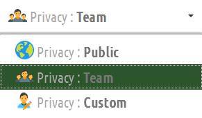 Manage your Privacy CUSTOMIZE AT EVERY LEVEL You can customize the privacy of each