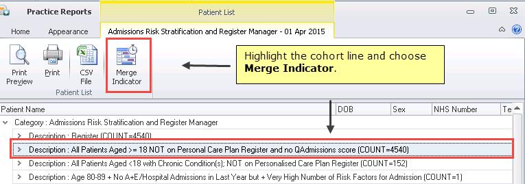 The Stratification Tool To identify patients who are at a high risk of unplanned admissions a Risk Stratification tool should be used.