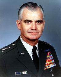 GENERAL WESTMORELAND General Westmoreland was in charge of the Vietnam War. Highly decorated officer from WWII and Korean War. Requested U.S. combat troops to be sent to support the incompetent Army of the Republic of Vietnam (ARVN- South Vietnamese Army).