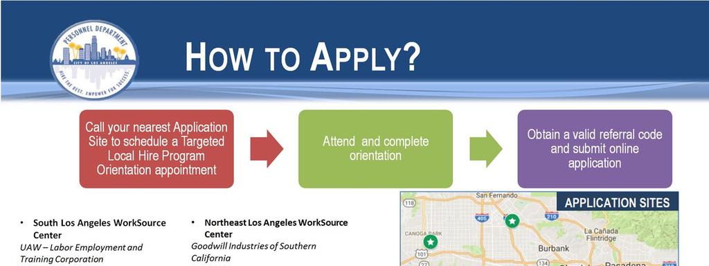 South Los Angeles WorkSource Center UAW Labor Employment and Training Corporation 6109 S. Western Ave., Los Angeles, CA 90047 (323) 730-7900 http://www.letc.