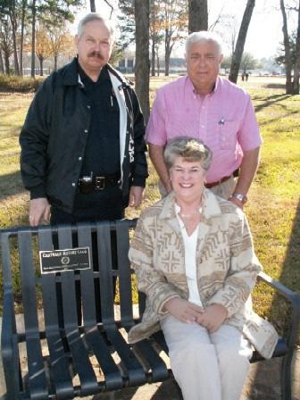 Rotary Club Dedicates Bench Community Support A bench located next to the Spirit of Panola statue at Panola College has been dedicated by the Carthage Rotary Club.