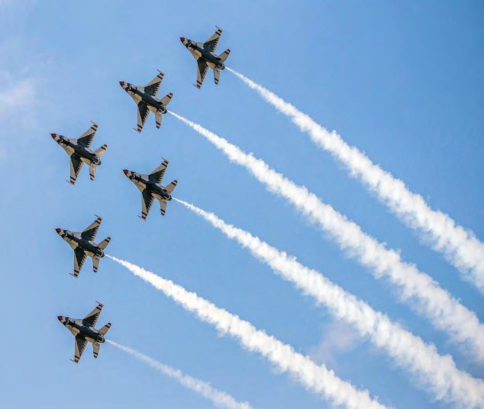 FEATURE THE THUNDERBIRDS AIR FORCE DEMONSTRATION SQUADRON