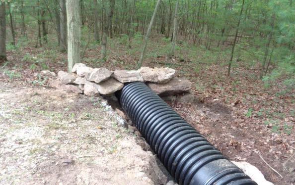 ASR Details Deliverables Drainage Culverts (Crosspipes): Why: The most basic tool used in the Program to break up surface runoff volumes and encourage