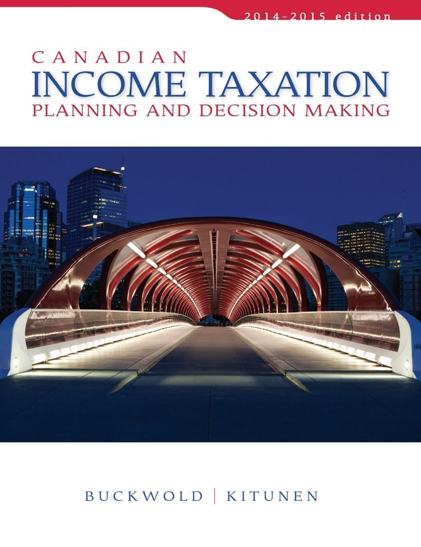 CHAPTER 4: Income from Employment Prepared by Nathalie Johnstone University of Saskatchewan Electronic