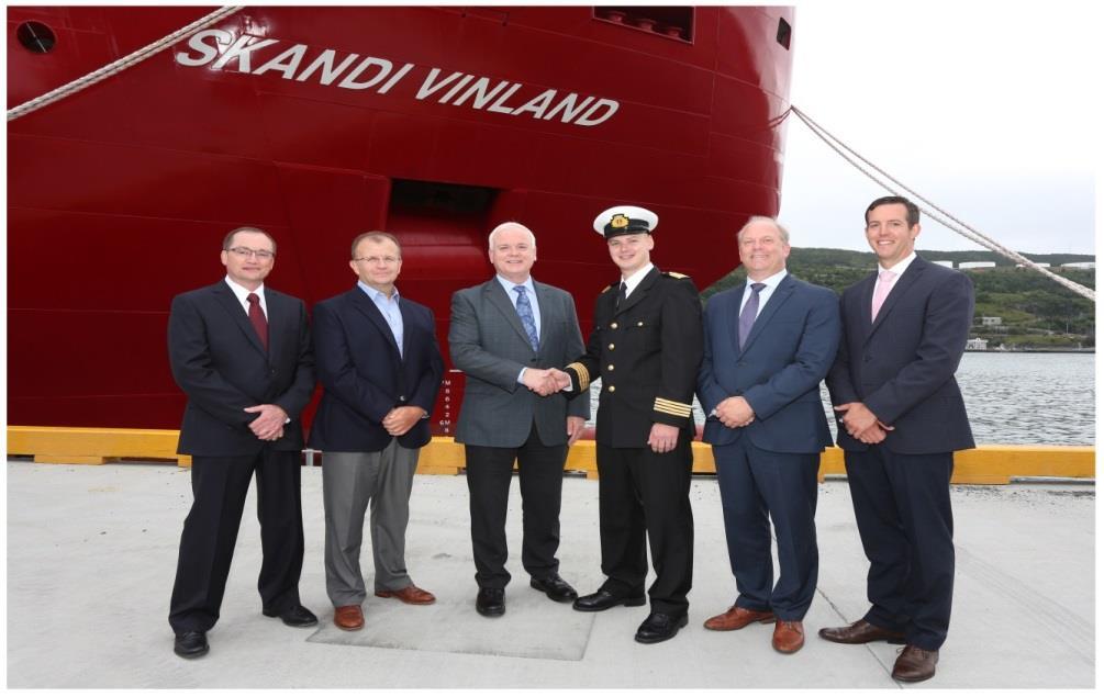 6.0 Photographs Husky welcomes the Skandi Vinland, which will provide