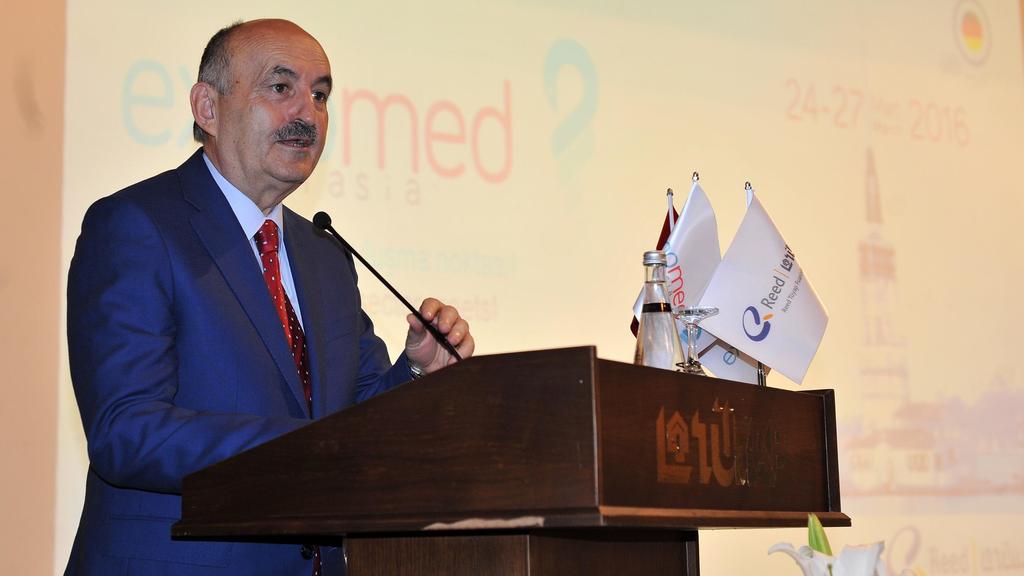 Dr. Mehmet Müezzinoğlu rkish Minister of Health the end of 2017, the Ministry of Health will open new spitals with a total bed capacity of 70 thousand.