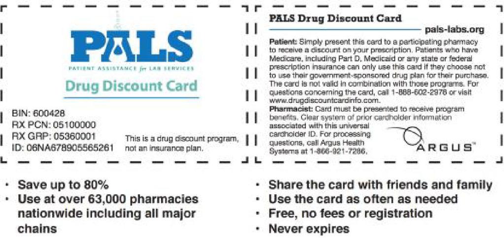 8. Some pharmacies have discounted medications.