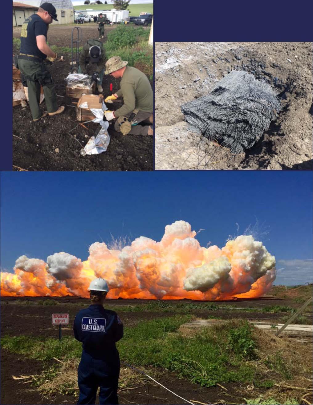 Hollister Explosive Detonation, CA OSC: EPA R9 April 11 15 Abandoned facility on 2 acres agricultural land, lapsed ATF permit.